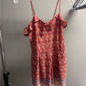 Red Floral Sundress